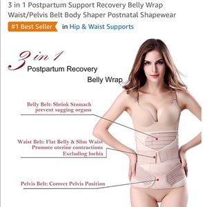 Post Partum 3 in 1 Belly Wrap